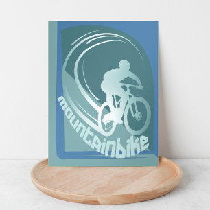 Mountainbike MTB Mountain bike Carte postale
