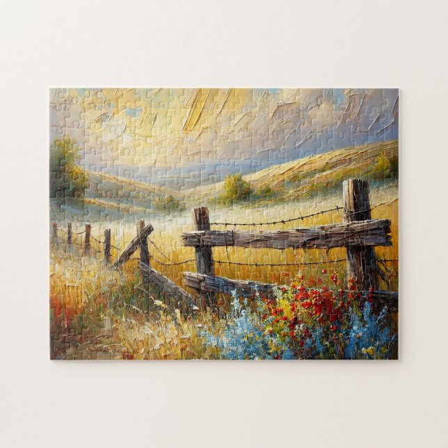 "MOUNTAINSIDE" PUZZLE À PIÈCES – SÉRIE PAYSAGE  (Horizontal)