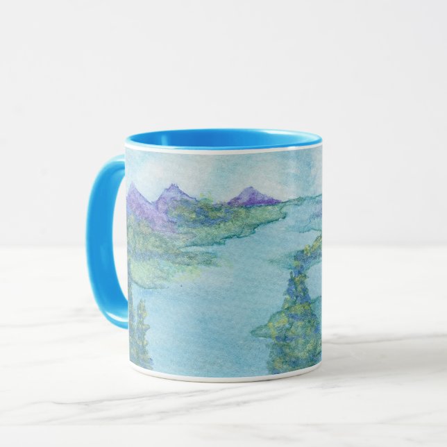 Mountian Shimmer par Lyric Rivera - Mug de café (Devant gauche)