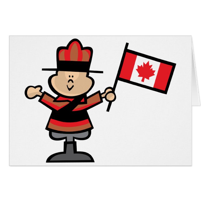 Mountie de bande dessinée (Devant horizontal)