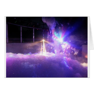 Mousse bleue de lumières de lasers