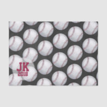 03of12 Motif de baseball papier