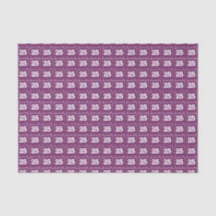 Mousseline 25 sur papier tissu pourpre