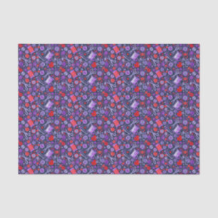Mousseline Accueil Hobby papier à coudre Collage Motif bleu r