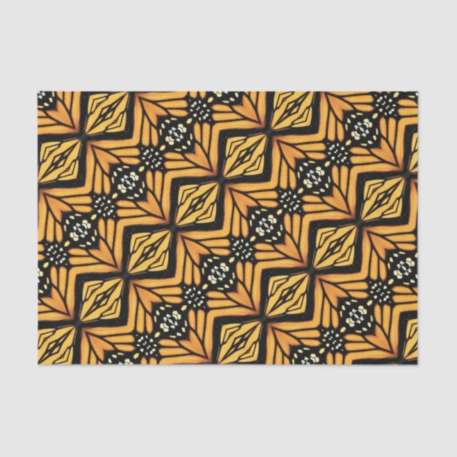 Mousseline Aile papillon de monarque de papier de tissus (Recto)