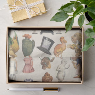 Mousseline Alice au pays des merveilles, Papier à découper vi