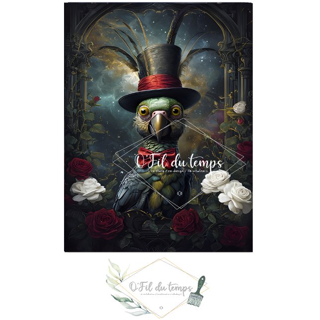 Mousseline Animal drôle avec papier de découpage Casquette. (Créateur téléchargé)