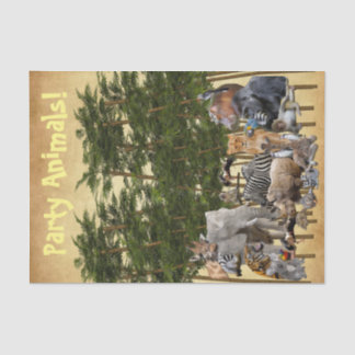 Mousseline Animaux de la partie papier de tissus