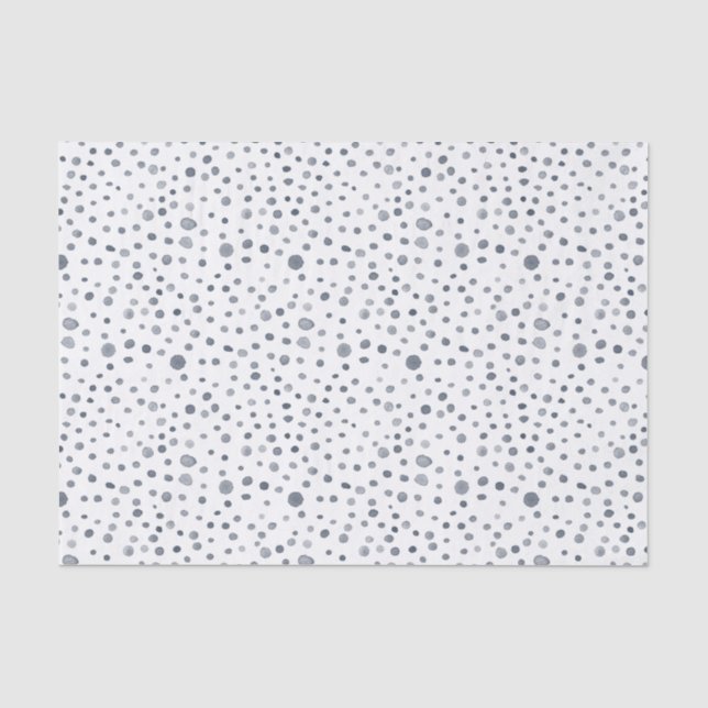 Mousseline Aquarelle de Confetti de Dusk Points Papier de Tis (Recto)