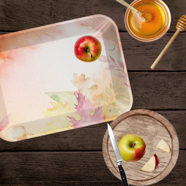 Mousseline Aquarelle - Feuilles d'automne - Papier Tissu de d (Créateur téléchargé)