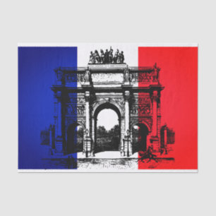 Mousseline Arc de Triomphe France Tissu Papier