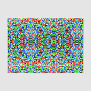 Mousseline Ardoise brillante Motif Abstrait Tissu papier