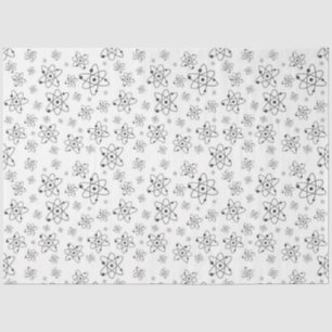Mousseline atomes dans le papier de tissu en mouvement