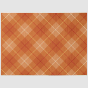 Mousseline Automne Plaid Series Design 7 Tissus papier