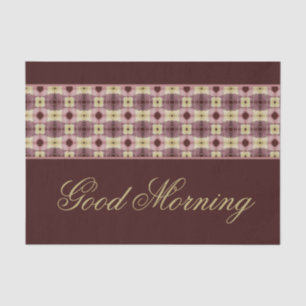 Mousseline Beau Matin Papier Placer Mat 25 Pièce Ensemble