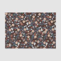 Beau papier de tissus floraux brillants