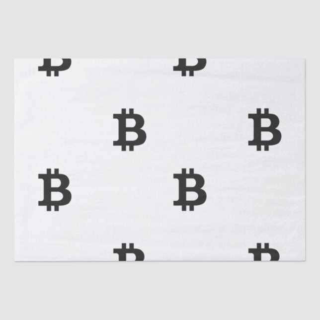 Mousseline Bitcoin B Papier Tissu Gras (Recto)