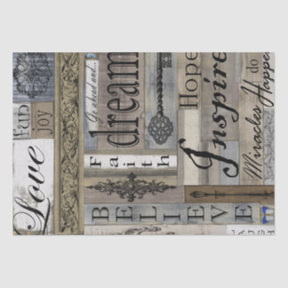 Mousseline Bois de l'inspiration Découpage papier de fond