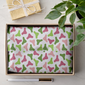Mousseline Boomerang simple Motif Tissu papier