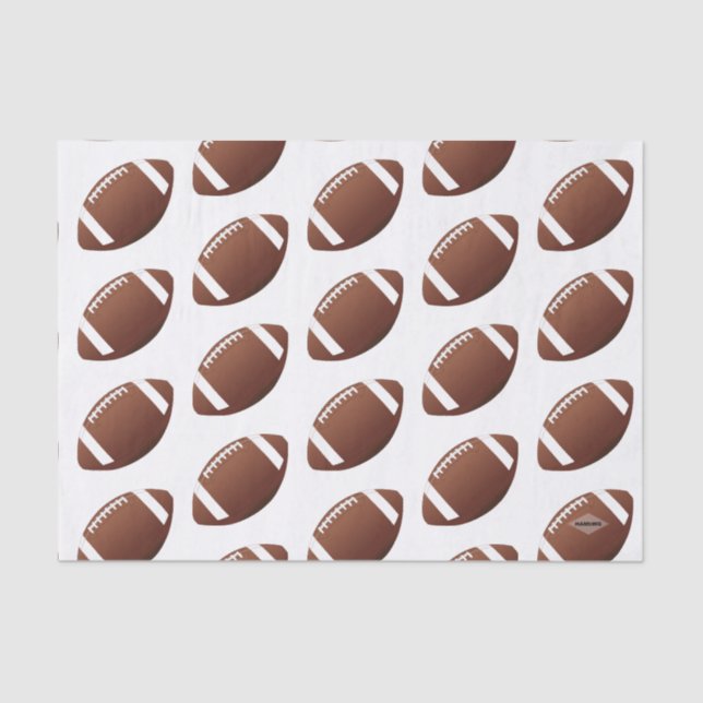 Mousseline Boules de Football Envelopper papier de tissus HAM (Recto)