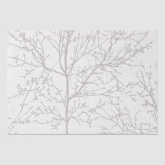 Mousseline Branches d'arbre modernes Design Papier de tissus