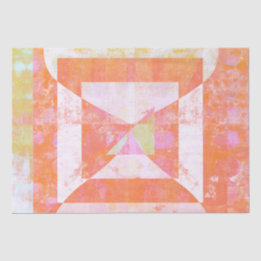 Mousseline Brosse orange no 1 - Papier de papier de fond mixt