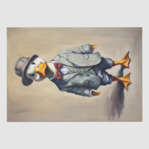 Mousseline Canards Dapper : Papier Découpage Inspiré Des Vête