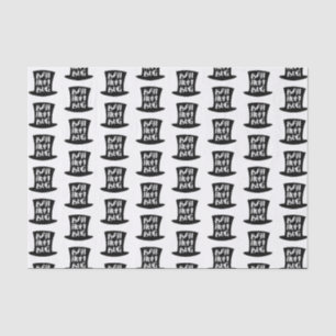Mousseline Carol Bah Humbug, Noël Papier Tissu