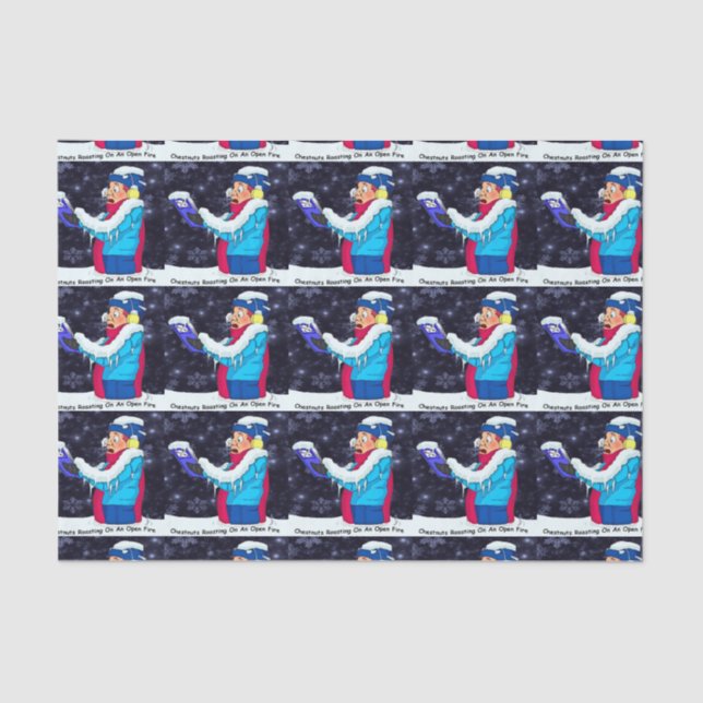 Mousseline Caroleur de Noël froid 10lb papier de tissus (Recto)