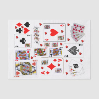 Mousseline Cartes de lecture sur papier tissu