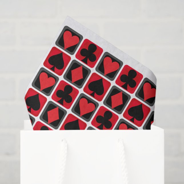 Mousseline Casino petit poker ensemble papier (Sac cadeau)