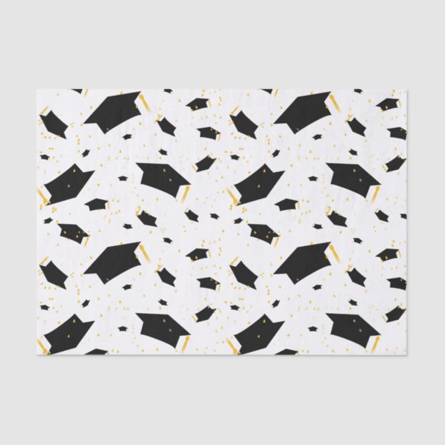 Mousseline Célébration des diplômes - Papier Tissu (Recto)