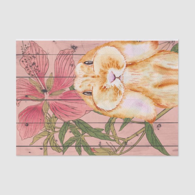 Mousseline Ces Joues ! ! Super Mignonne Lapin ! Papier Mousse (Recto)