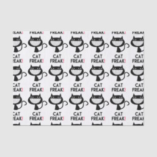 Mousseline Chat Freak ! Papier Tissu Fun