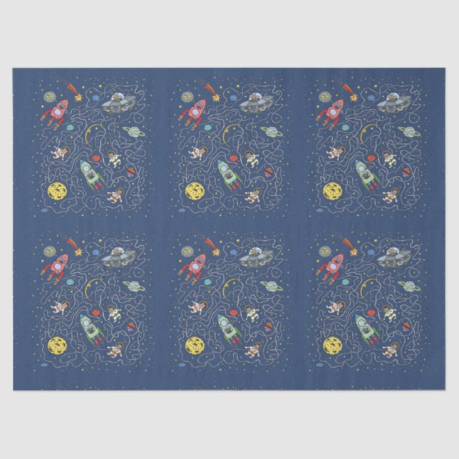 Mousseline Chats en papier de tissu spatial (Recto)