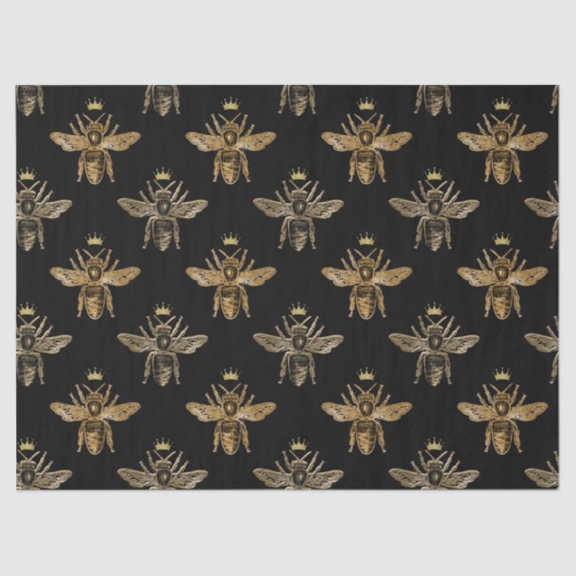 Mousseline Chimier Bee Series Design 16 Tissu Papier (Recto)
