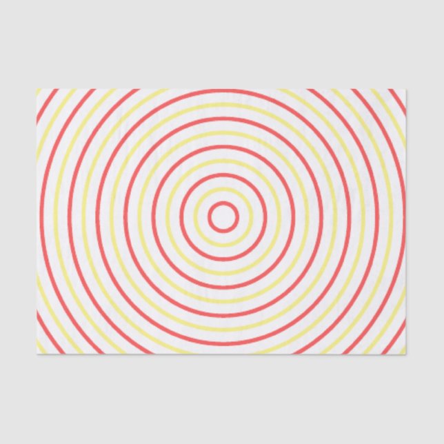 Mousseline Circulaire sur papier de tissus (Recto)