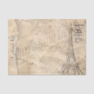 Mousseline Collage de papier de Decoupage Paris