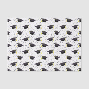 Mousseline Confetti de diplôme et papier de matière Casquette