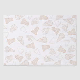 Mousseline Contient juste du papier tissu orange