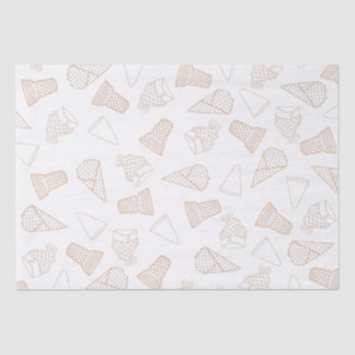 Mousseline Contient juste du papier tissu orange