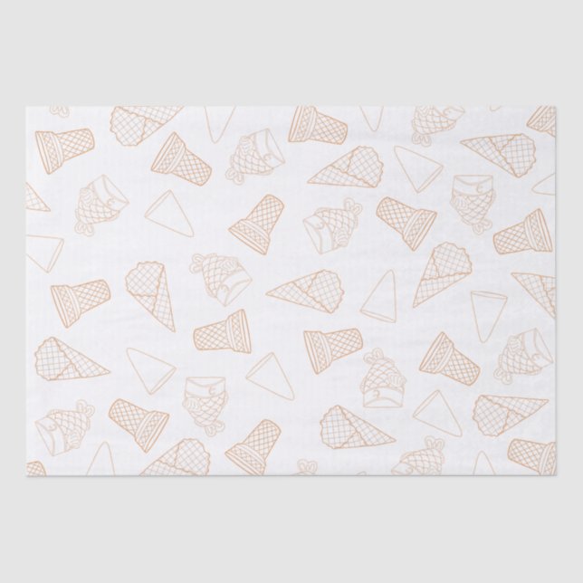 Mousseline Contient juste du papier tissu orange (Recto)