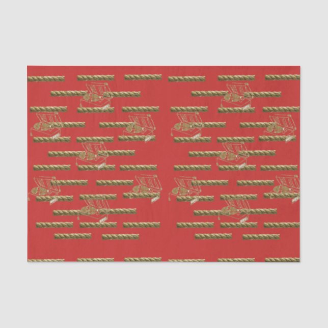 Mousseline Corde en papier de tissu décoratif (Recto)