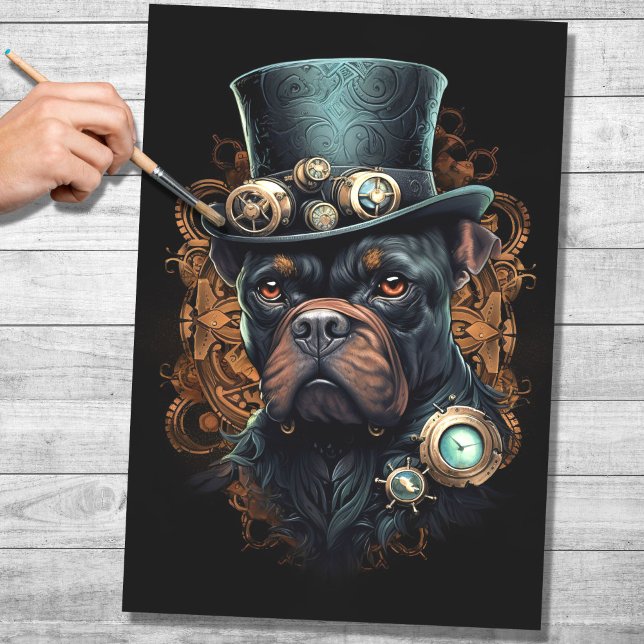 Mousseline Corso en canne à vapeur 1 papier découpage (Créateur téléchargé)