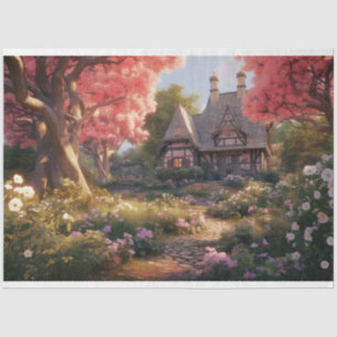 Mousseline Cottage enchanté 3 papier de découpage