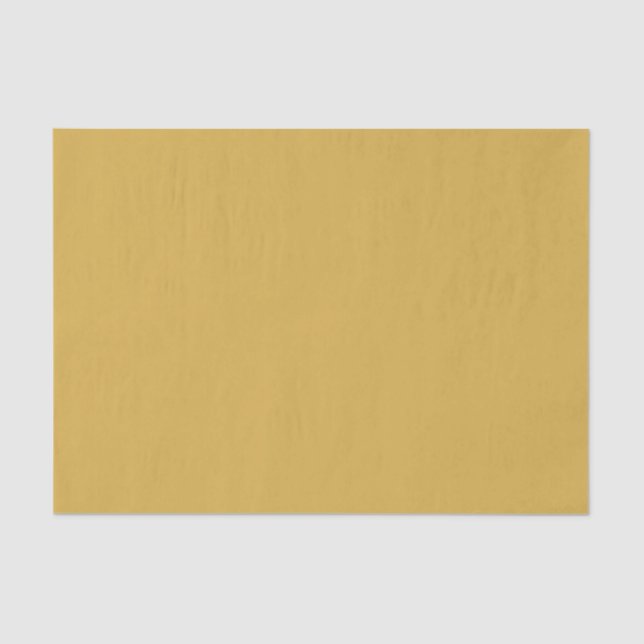 Mousseline Couleurs tendance - Papier Tissu Jaune Doré (Recto)
