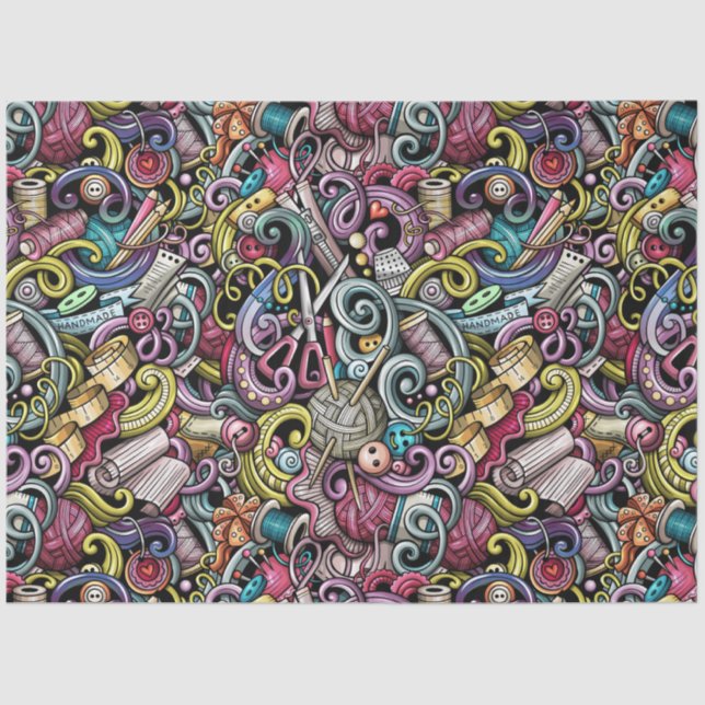 Mousseline Couture - Tricot envelopper papier cadeau (Recto)