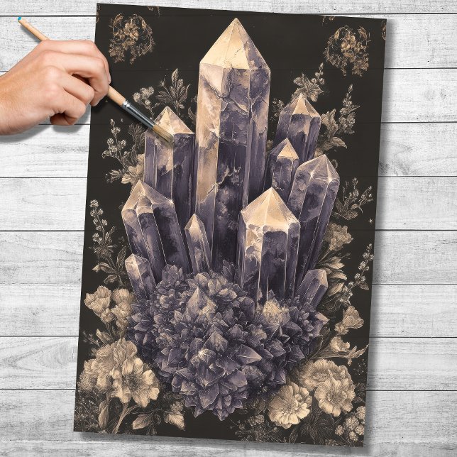 Mousseline Cristaux 4 Papier Découpage (Créateur téléchargé)