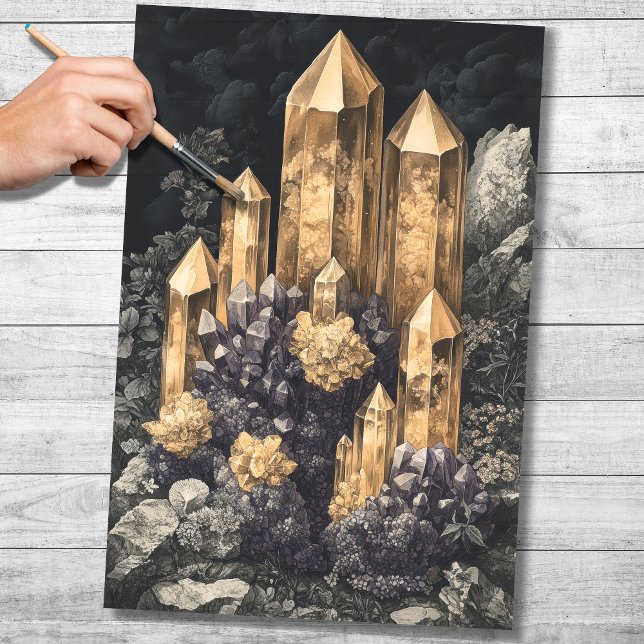 Mousseline Crystals 1 papier découpage (Créateur téléchargé)