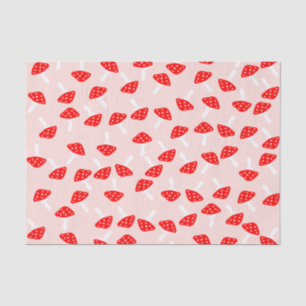 Mousseline Cute Toadstool Champignons Papier Tissu